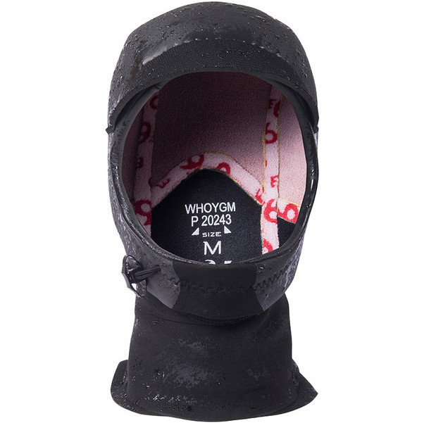2026 Rip Curl Flashbomb 3mm Neopren Hætte Whoygm - Sort